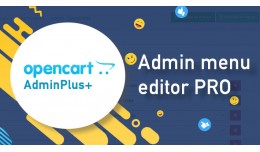 Admin menu editor PRO