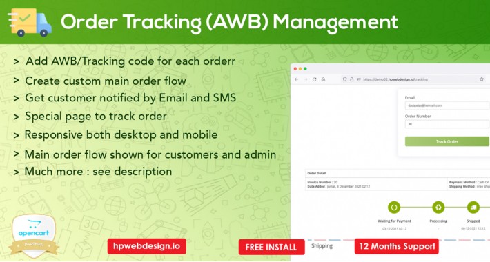 Order Tracking with AWB Management [Advanced]