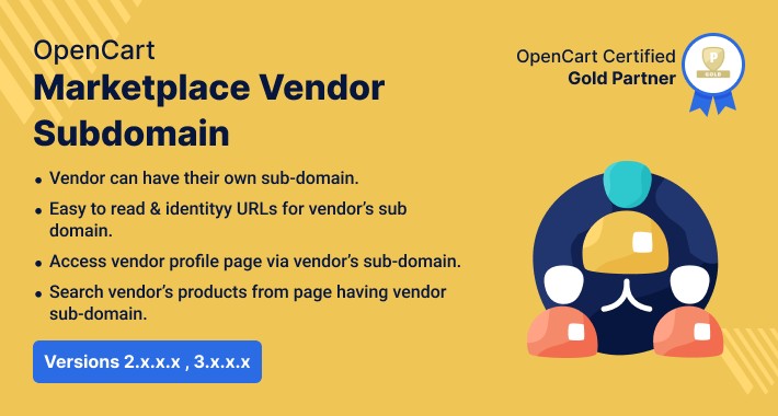 Opencart Multi Vendor Marketplace Vendor Subdomain