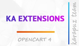 Ka Extensions library (for Opencart 4)