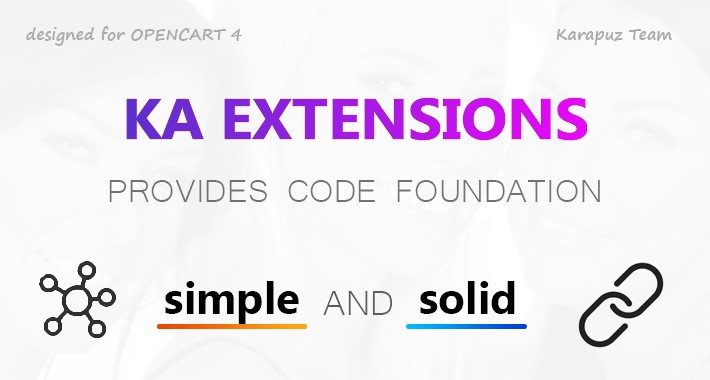 Ka Extensions library (for Opencart 4)