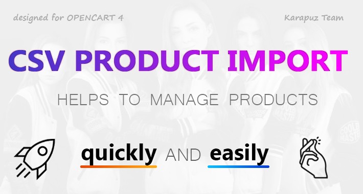 CSV Product Import (for Opencart 4)