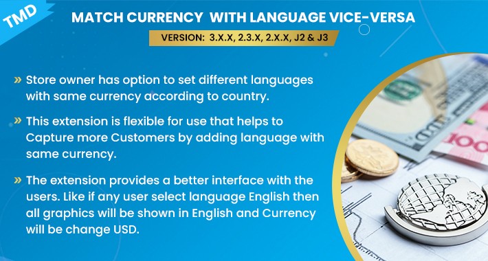 Match Currency with Language Vice-Versa
