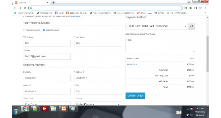 2checkout for opencart 4.0