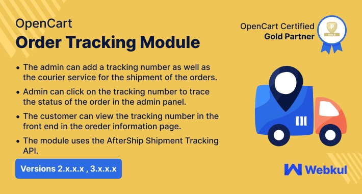 Opencart Order Tracking