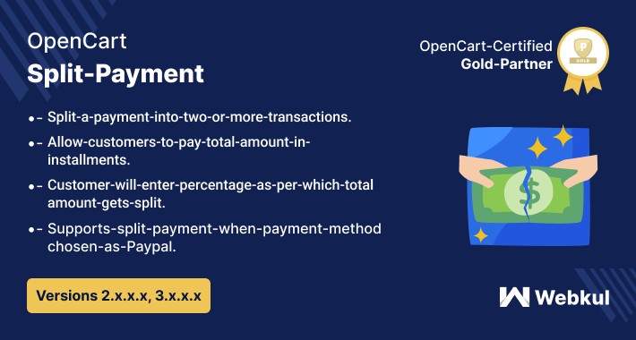 Opencart Split Payment