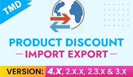 Product Discount import Export