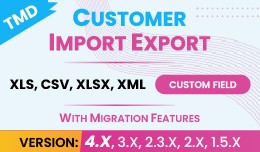 Customer Import Export (1.5.x, 2.x, 3.x & 4.x)