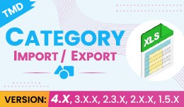 TMD Category Export / Import (multilanguage)