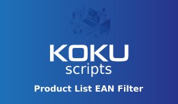 Product List EAN Filter (admin)