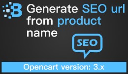 Generate SEO url from product name
