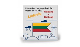 Lithuanian Language Pack for OpenCart 4.X (Front..