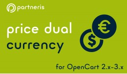 Price Dual Currency Display for OpenCart 1.5.x -..