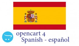 Opencart 4.X - Full Language Pack - Spanish espa..