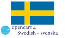 Opencart 4.X - Full Language Pack - Swedish sven..