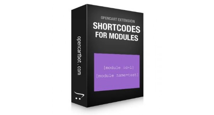 Shortcodes for modules