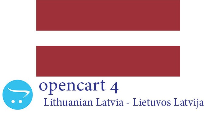 Opencart 4.X - Full Language Pack - Lithuanian Latvia Lietuvos