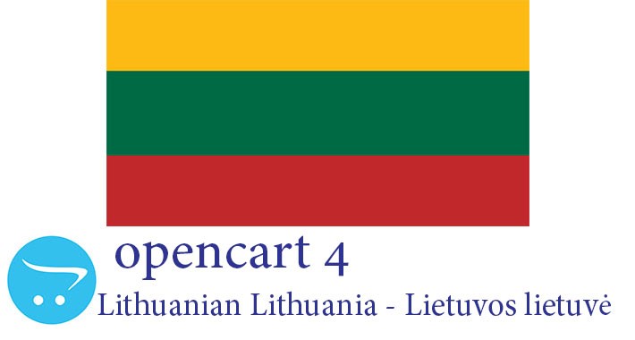 Opencart 4.X - Full Language Pack - Lithuanian Lithuania