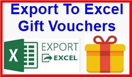 Export To Excel Gift Vouchers