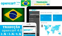 Tradução OpenCart Português Brasil PT-BR 4.0...