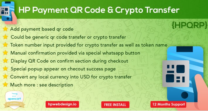 QRPay+ (Crypto & General QR Payments)