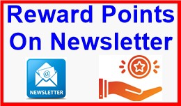 Reward Points On Newsletter