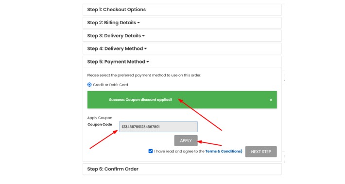 Apply Coupon in OpenCart Checkout ( 2.x - 3.x)