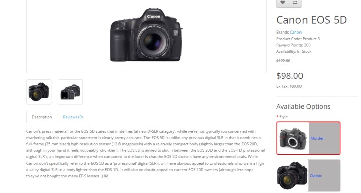 [Icetalker] Image Radio For Product Options
