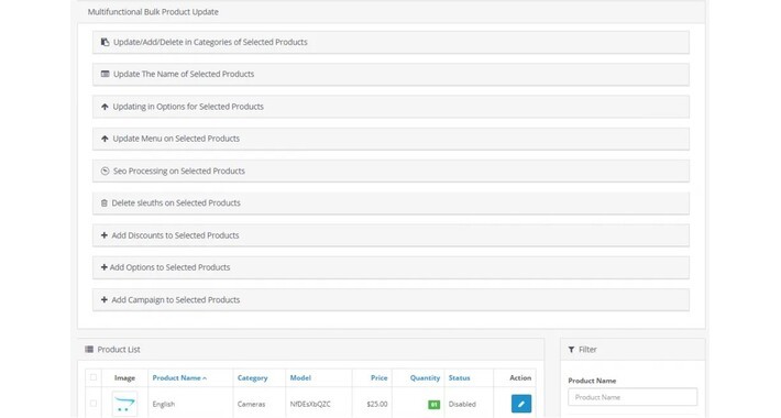 Bulk Product Update PRO