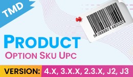 Product Option SKU UPC