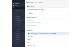 Quick access to modules