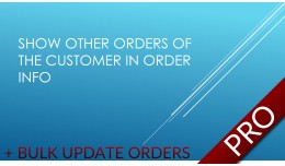 Show other orders + bulk update PRO