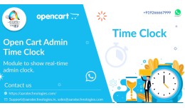 Opencart Admin time clock