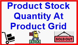 Product Stock Quantity At Product Grid
