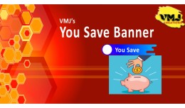 You Save X Amount Display Banner
