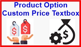 Product Option Custom Price Textbox