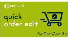 Quick Order Edit for OpenCart 3.x
