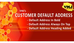 Customer Default Address Bold And On Top