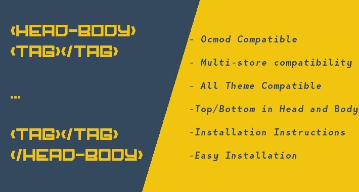 iTag - Add custom tag in head and body