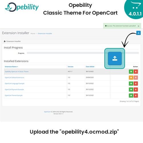 OpenCart - Opebility - Classic Theme For OpenCart 4.0.1.1