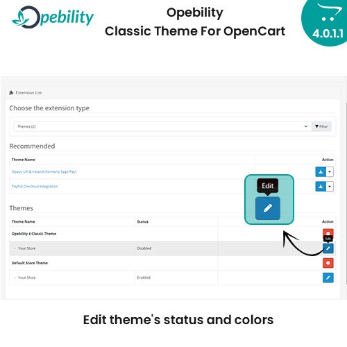 OpenCart - Opebility - Classic Theme For OpenCart 4.0.1.1