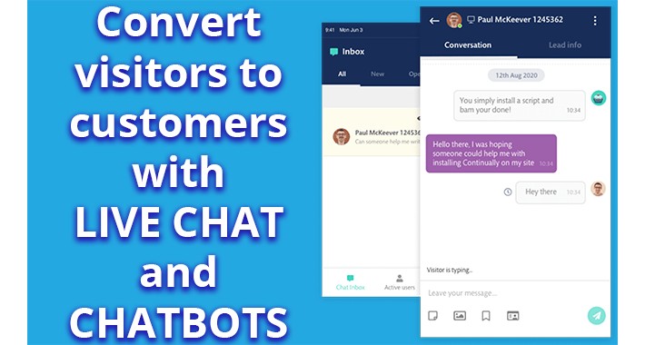 Continually Live Chat and Chatbots