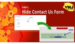 Hide Contact Us Form
