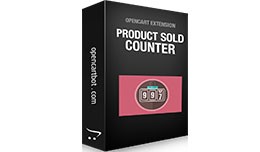 Product Sold counter in the admin OpenCart