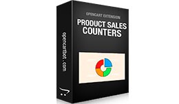 Product Sales Counters in the OpenCart admin