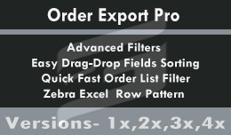 Order Export PRO (4X, 3X, 2X, 1X)