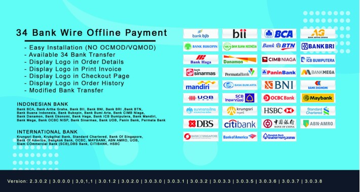 34 Bank Wire Offline Payment | 34  Bank Transfer Payment Module