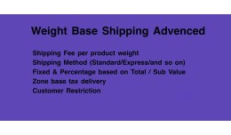Weight Base Shipping Advenced 2.0