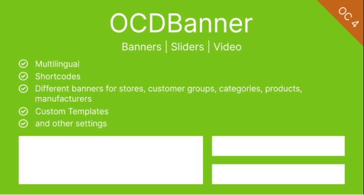 OCDbanner: Banners | Sliders | Video (OC4)