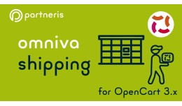 Omniva Shipping Extension for OpenCart 3.x